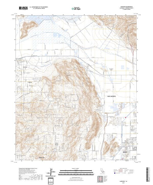 Lakeview 2023 topographic map thumbnail