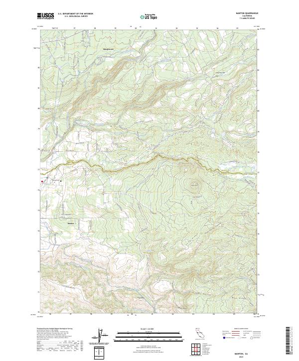 Manton 2023 topographic map thumbnail