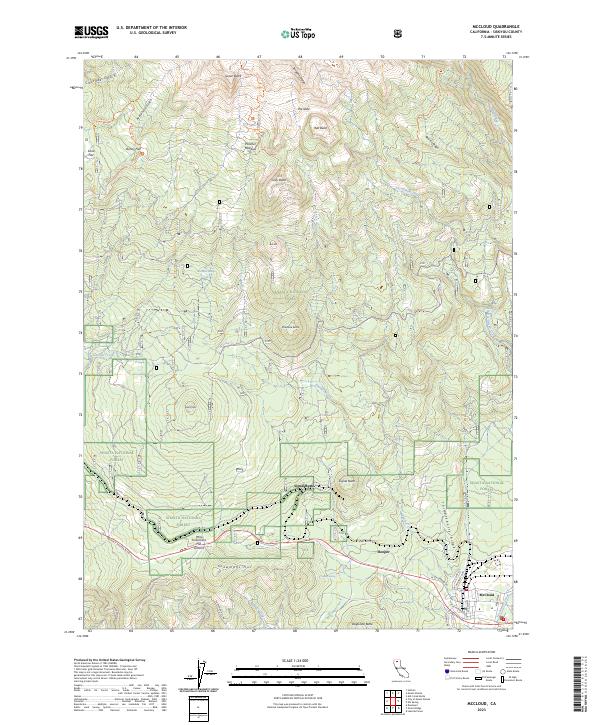McCloud topographic map thumbnail
