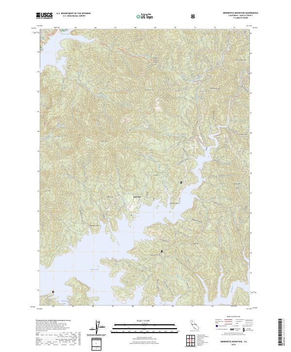 Minnesota Mountain 2023 topographic map thumbnail