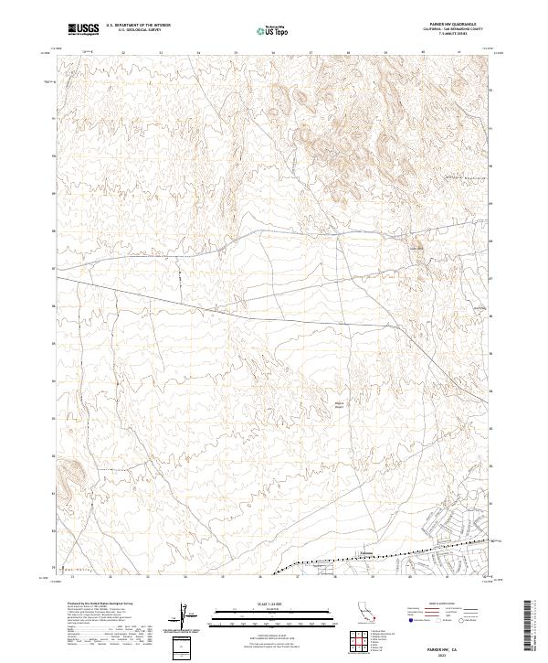 Parker NW 2023 topographic map thumbnail