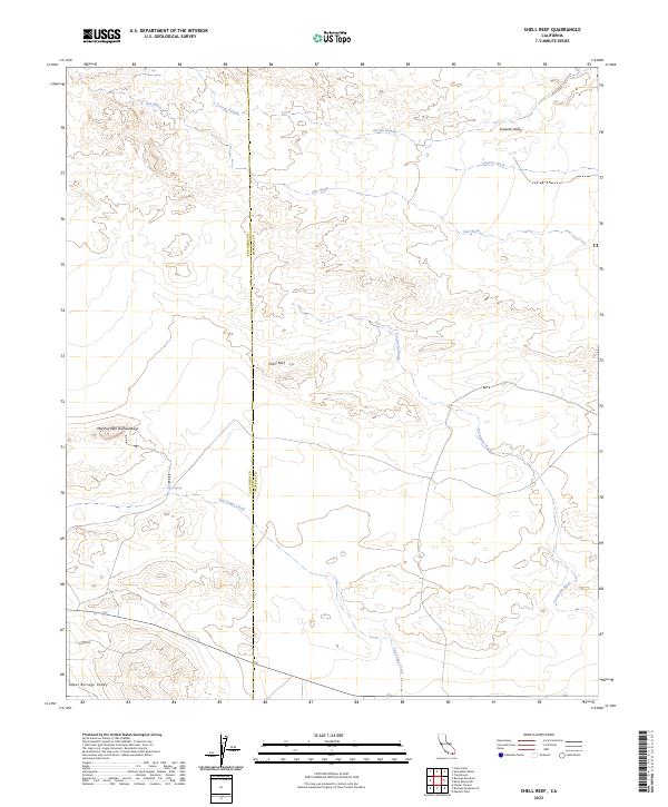 Shell Reef 2023 topographic map thumbnail