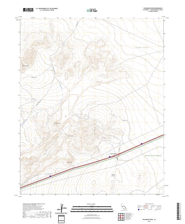 Solomons Knob 2023 topographic map thumbnail