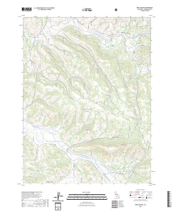 Ross Canyon 2023 topographic map thumbnail
