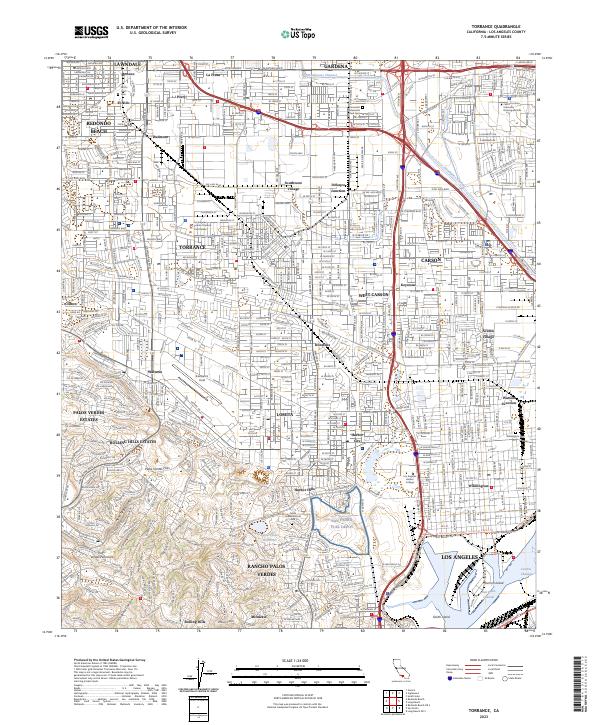 Torrance 2023 topographic map thumbnail