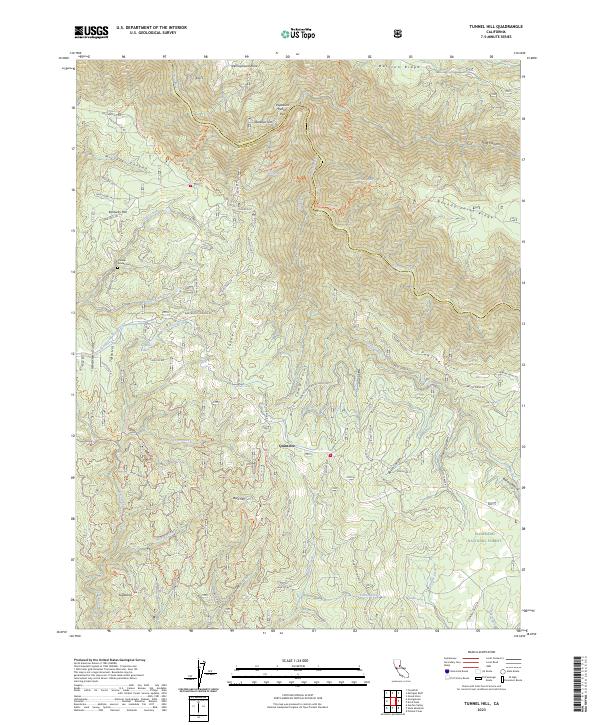 Tunnel Hill 2023 topographic map thumbnail