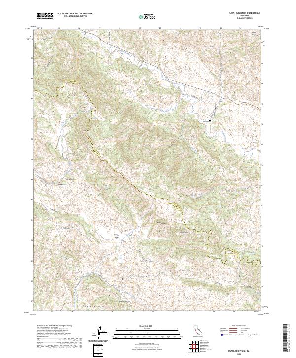 Smith Mountain 2023 topographic map thumbnail