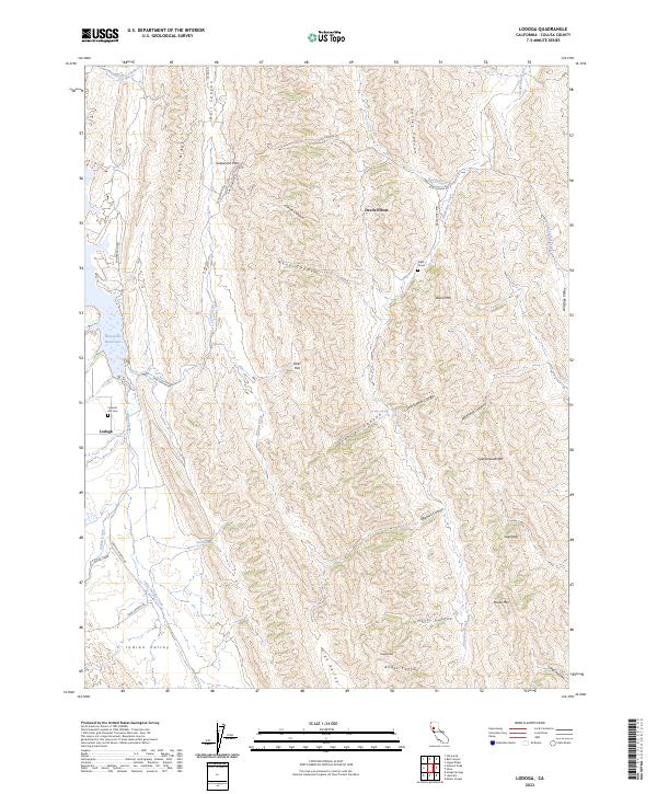 Lodoga 2023 topographic map thumbnail