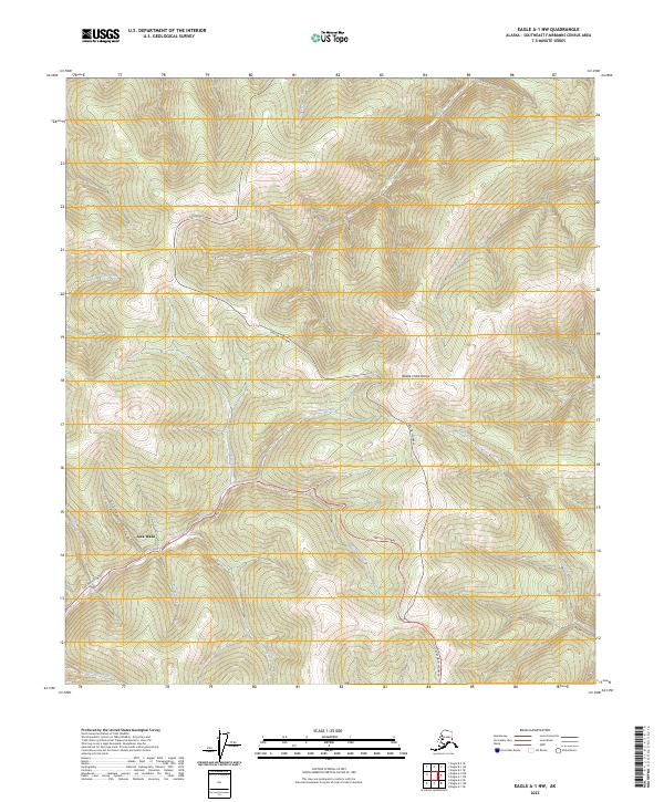 Eagle A-1 NW topographic map thumbnail