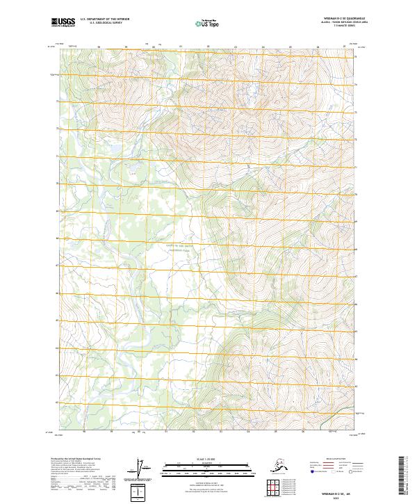 Wiseman B-2 SE topographic map thumbnail