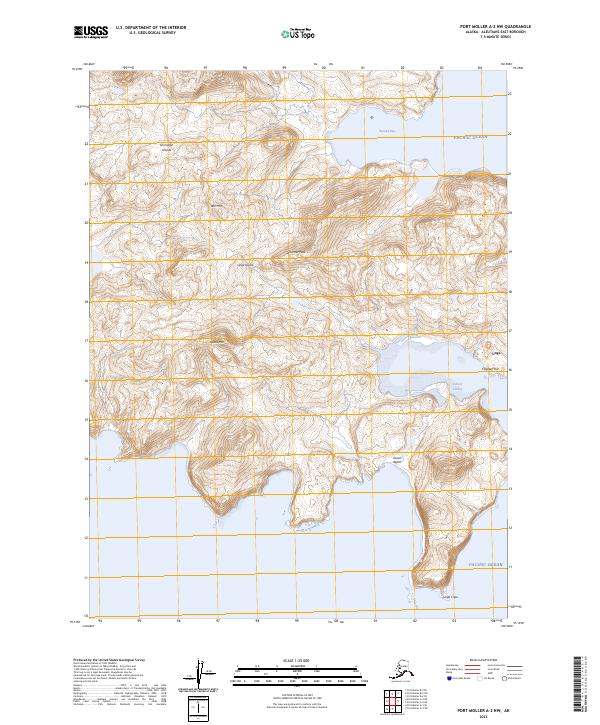 Port Moller A-2 NW topographic map thumbnail