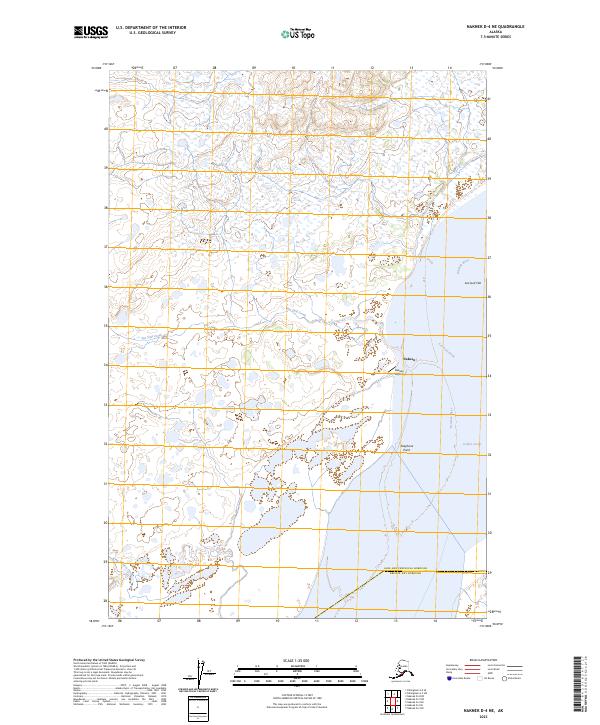 Naknek D-4 NE topographic map thumbnail