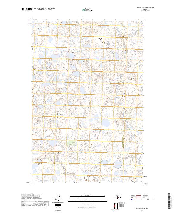Naknek D-4 NW topographic map thumbnail