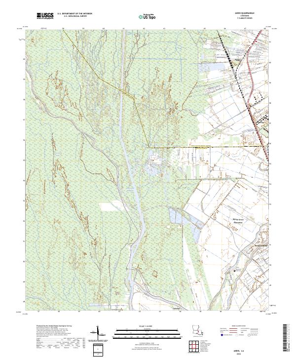 Addis topographic map thumbnail