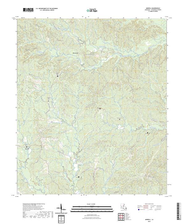 Aimwell topographic map thumbnail