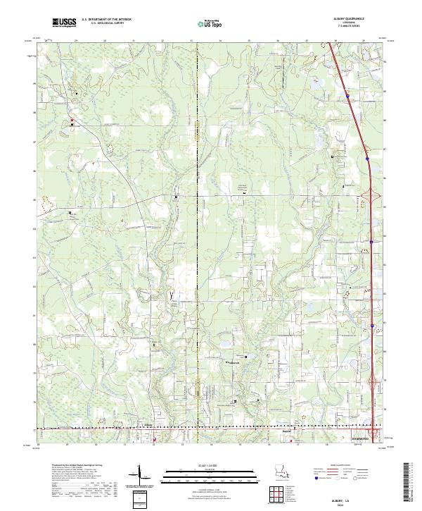 Albany topographic map thumbnail
