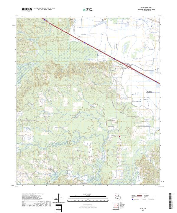 Allen topographic map thumbnail
