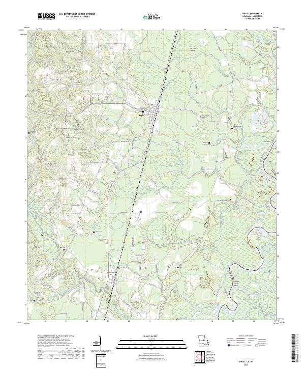 Angie topographic map thumbnail