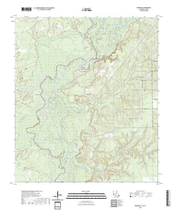 Bancroft topographic map thumbnail