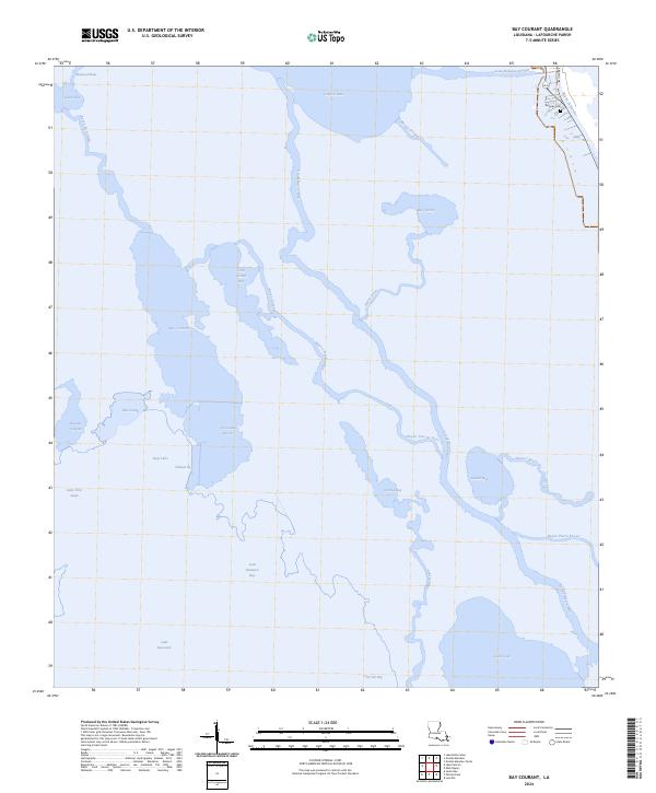 Bay Courant topographic map thumbnail