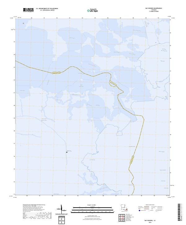 Bay Dosgris topographic map thumbnail