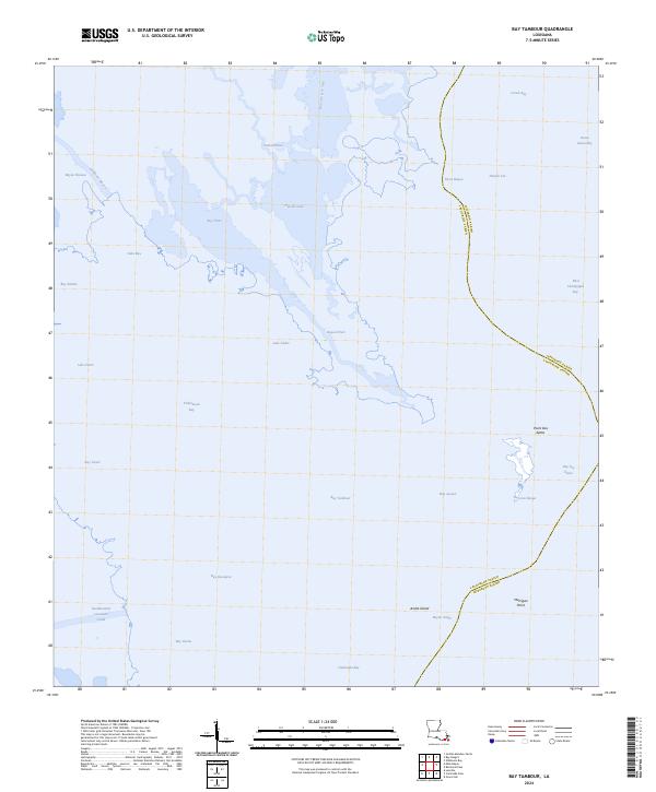 Bay Tambour topographic map thumbnail