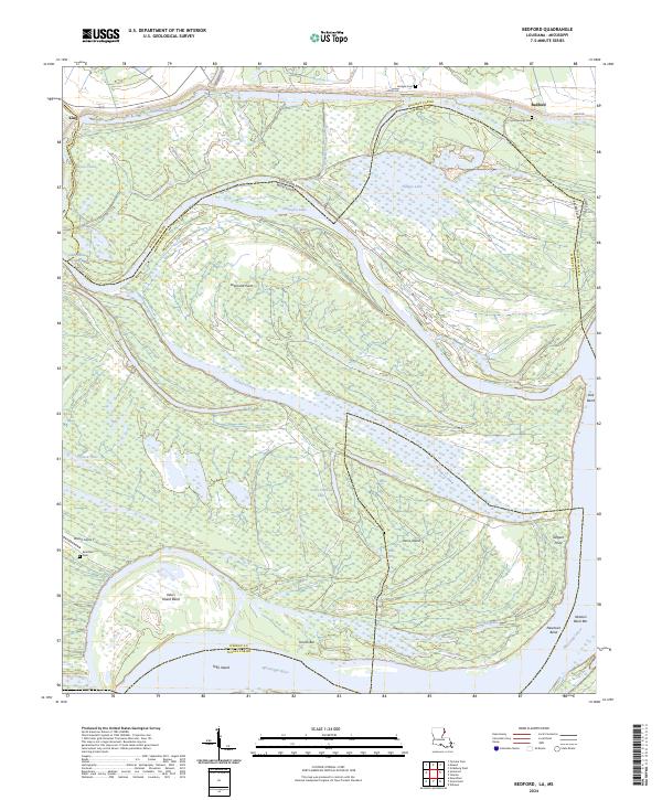 Bedford topographic map thumbnail