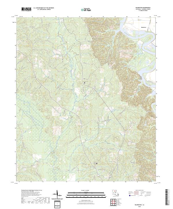 Blankston topographic map thumbnail