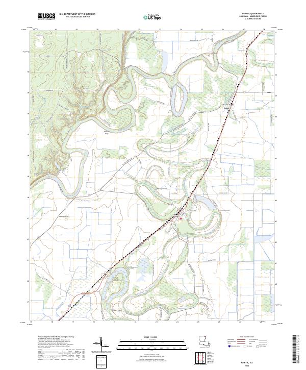 Bonita topographic map thumbnail