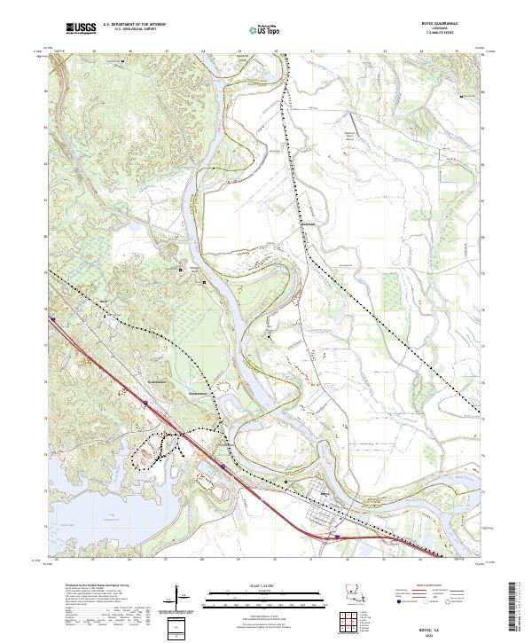 Boyce topographic map thumbnail
