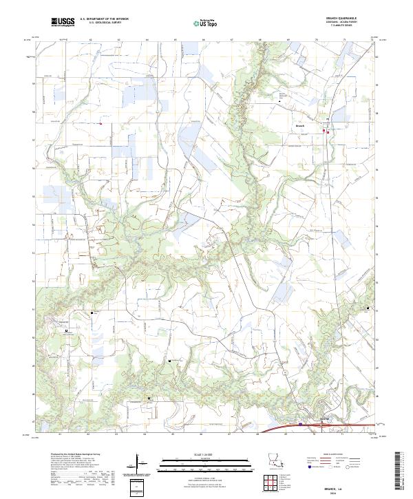 Branch topographic map thumbnail