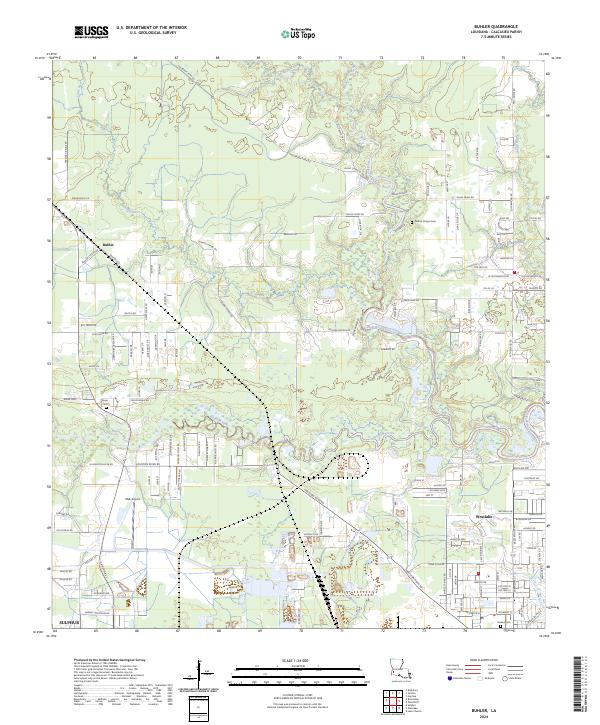 Buhler topographic map thumbnail