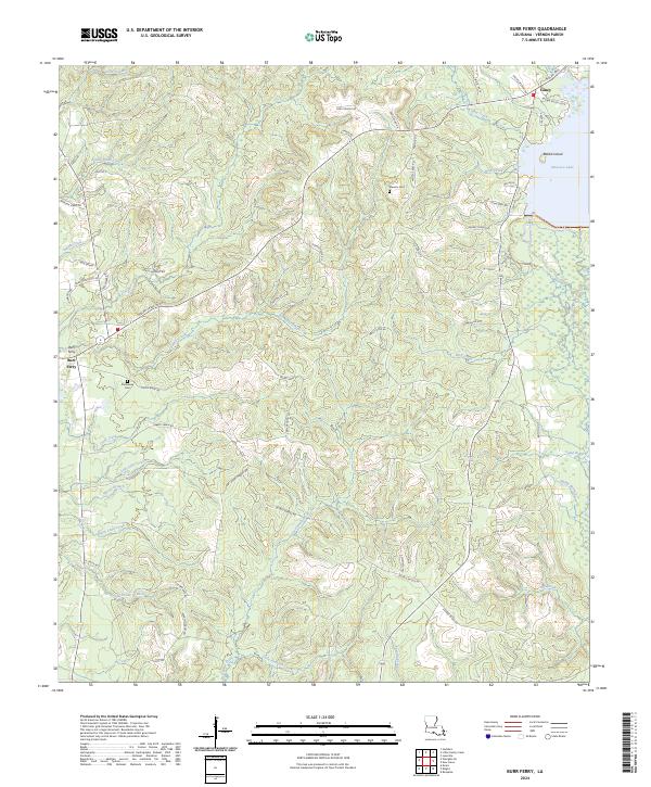Burr Ferry topographic map thumbnail