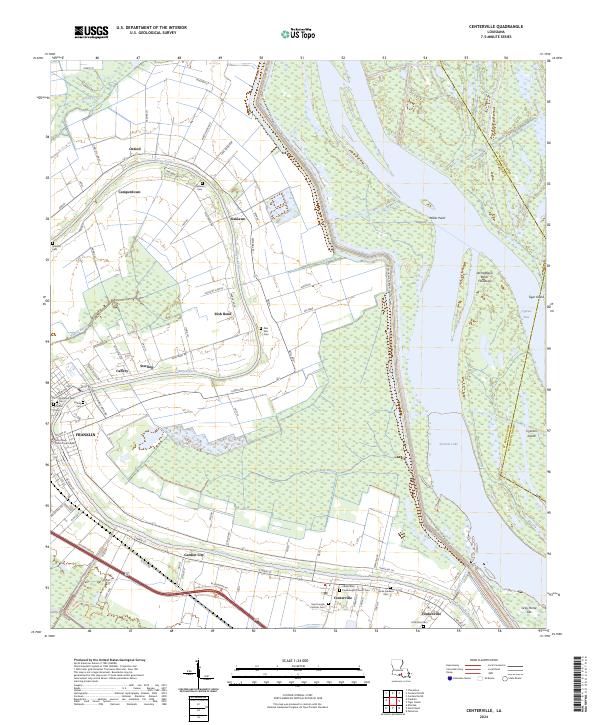 Centerville topographic map thumbnail