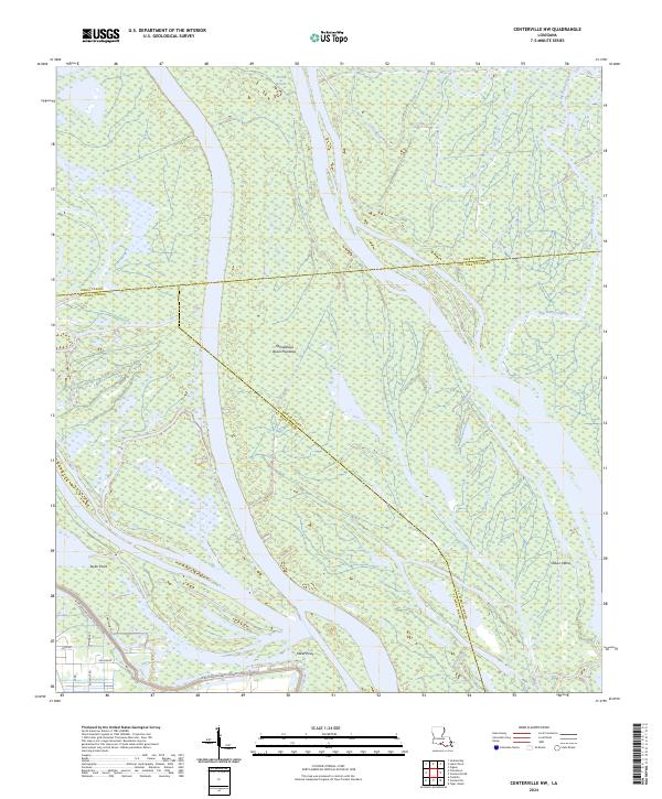 Centerville NW topographic map thumbnail