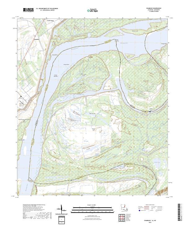 Chamblee topographic map thumbnail