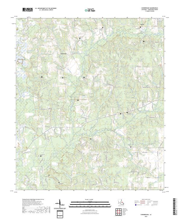 Chesbrough topographic map thumbnail