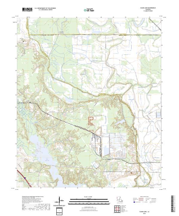 Clear Lake topographic map thumbnail