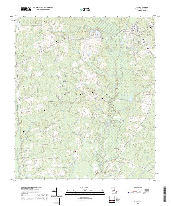 Clinton topographic map thumbnail