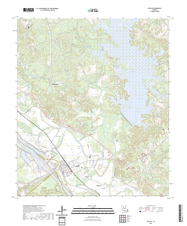 Colfax topographic map thumbnail