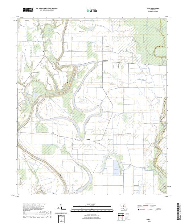Como topographic map thumbnail