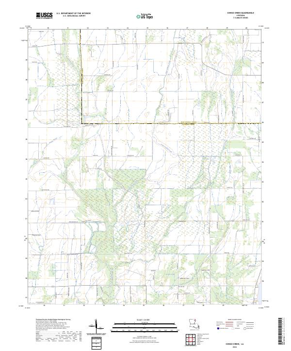 Congo Creek topographic map thumbnail