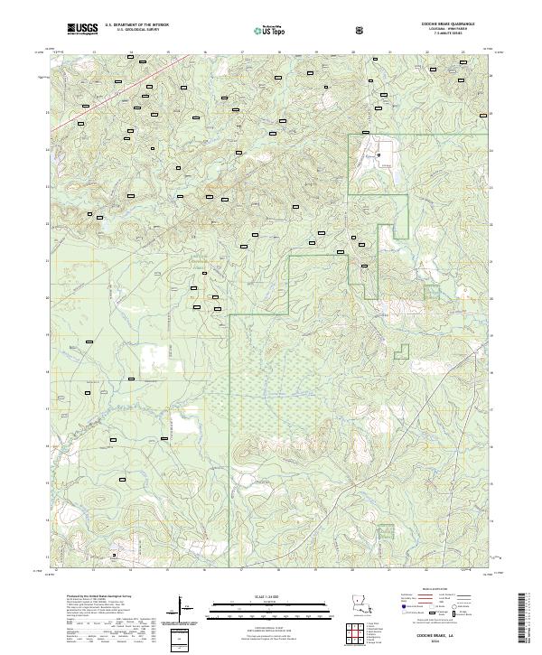 Coochie Brake topographic map thumbnail