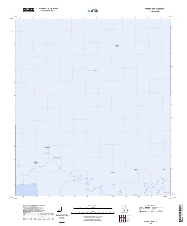 Coquille Point topographic map thumbnail