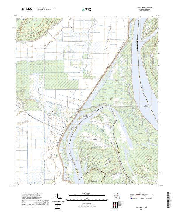 Deer Park topographic map thumbnail
