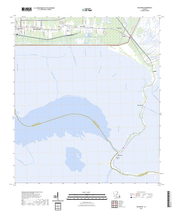 Delacroix topographic map thumbnail