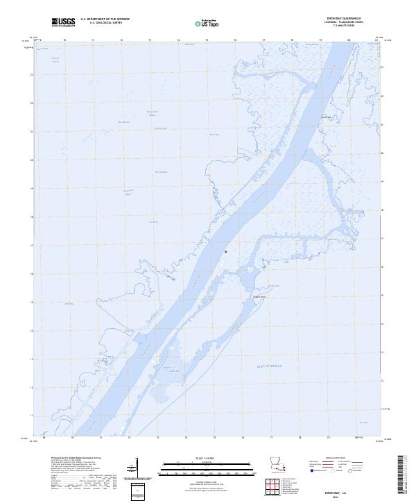 Dixon Bay topographic map thumbnail
