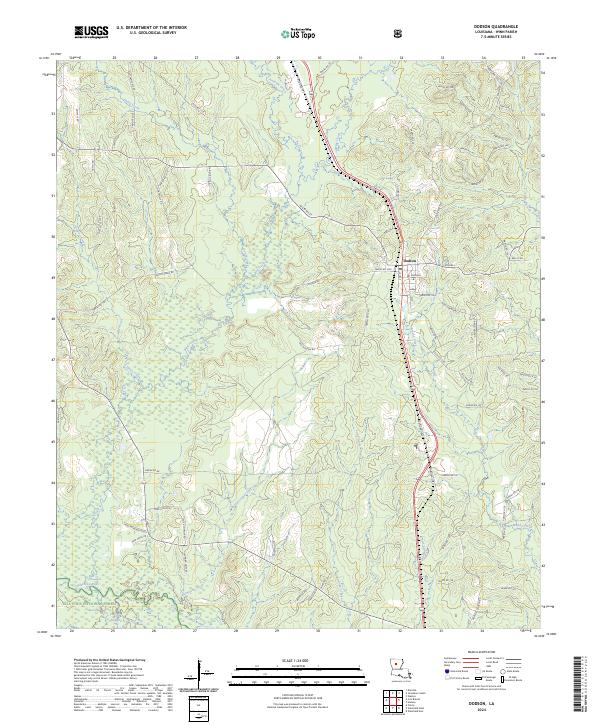 Dodson topographic map thumbnail