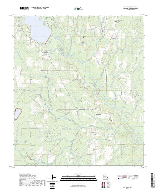 Dry Creek topographic map thumbnail
