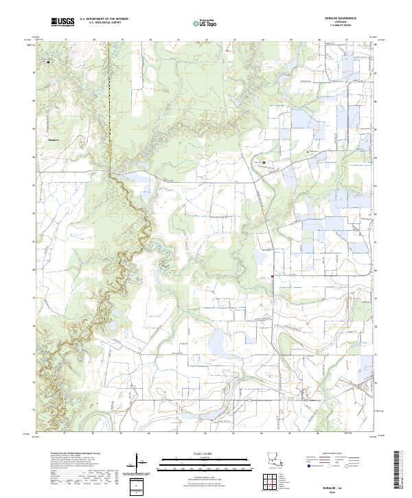 Duralde topographic map thumbnail